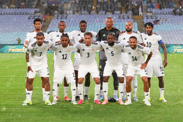 Curacao pose for their team photo during the International Friendly, Länderspiel, Nationalmannschaft match between China PR and Curacao at the Accor Stadium, Sydney, Australia on 27 March 2026. Copyright: xPeterxDovganx 44750003