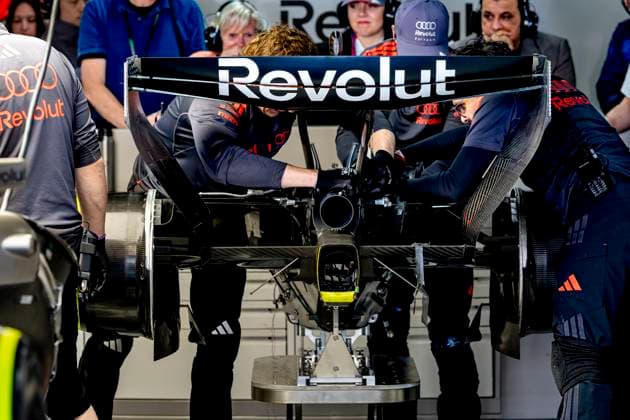 SUZUKA - The rear of Formula 1 driver Gabriel Bortoleto s or Audi Revolut F1 Team s car during the Formula 1 Japan Suzuka free practice at the Suzuka Formula 1 circuit on March 27, 2025 in Suzuka, Japan. (Photo by DeFodi Images) -