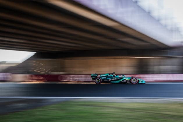 Suzuka International Circuit, Mie, Japan. 27.March.2026; Lance Stroll of Canada and Aston Martin Aramco F1 Team during free practice 2 Formula One Japanese Grand Prix  aflo_325036400