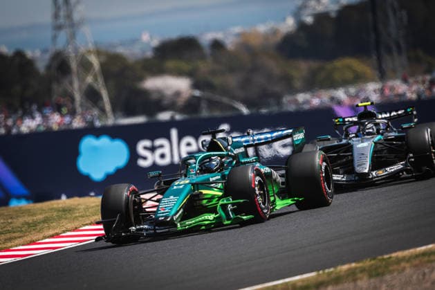 Suzuka International Circuit, Mie, Japan. 27.March.2026; Lance Stroll of Canada and Aston Martin Aramco F1 Team during free practice 1 Formula One Japanese Grand Prix  aflo_325036479