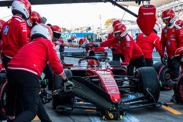 Formula 1 Aramco Japanese Grand Prix 2026 Remy Midez OVERTAKE MAXPPP - Suzuka 27 03 2026 16 LECLERC Charles (mon), Scuderia Ferrari HP, action, pitlane at the Formula 1 Aramco Japanese Grand Prix 2026, the 3rd round of the 2026 FIA Formula 1 World Championship, WM, Weltmeisterschaft at the Suzuka Circuit in Suzuka, Japan, from 26 to 29 March 2026 Suzuka Suzuka Circuit Japan  Copyright: xOVERTAKE MAXPPPxRemyxMidezx OVT202603270611 OVT202603270611