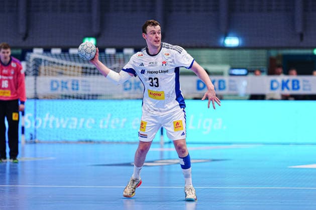 Moritz Sauter (Handball Verein Hamburg, 33) GER, Handball Sport Verein Hamburg vs. Bergischer HC, Handball, 1. Bundesliga, Spieltag 26, Saison 2025 2026, 26.03.2026 GER, Handball Sport Verein Hamburg vs. Bergischer HC, Handball, 1. Bundesliga, Spieltag 26, Saison 2025 2026, 26.03.2026 Hamburg Copyright: xEibner-Pressefoto MarcelxvonxFehrnx EP_MFN