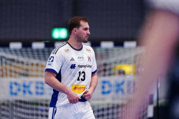 Niklas Weller (Handball Verein Hamburg, 13) GER, Handball Sport Verein Hamburg vs. Bergischer HC, Handball, 1. Bundesliga, Spieltag 26, Saison 2025 2026, 26.03.2026 GER, Handball Sport Verein Hamburg vs. Bergischer HC, Handball, 1. Bundesliga, Spieltag 26, Saison 2025 2026, 26.03.2026 Hamburg Copyright: xEibner-Pressefoto MarcelxvonxFehrnx EP_MFN