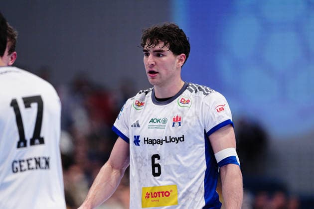 Elias Kofler (Handball Verein Hamburg, 06) GER, Handball Sport Verein Hamburg vs. Bergischer HC, Handball, 1. Bundesliga, Spieltag 26, Saison 2025 2026, 26.03.2026 GER, Handball Sport Verein Hamburg vs. Bergischer HC, Handball, 1. Bundesliga, Spieltag 26, Saison 2025 2026, 26.03.2026 Hamburg Copyright: xEibner-Pressefoto MarcelxvonxFehrnx EP_MFN