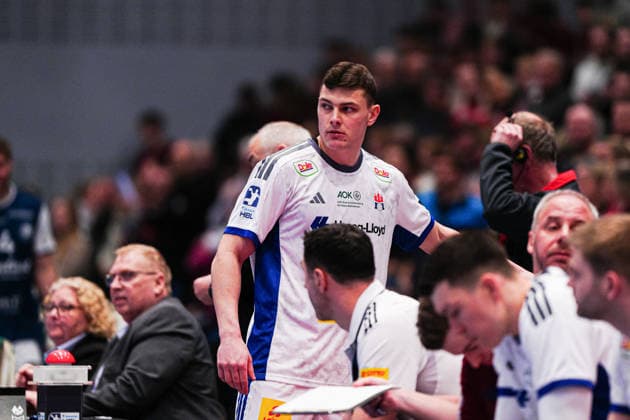 Nicolaj Jorgensen (Handball Verein Hamburg, 11) GER, Handball Sport Verein Hamburg vs. Bergischer HC, Handball, 1. Bundesliga, Spieltag 26, Saison 2025 2026, 26.03.2026 GER, Handball Sport Verein Hamburg vs. Bergischer HC, Handball, 1. Bundesliga, Spieltag 26, Saison 2025 2026, 26.03.2026 Hamburg Copyright: xEibner-Pressefoto MarcelxvonxFehrnx EP_MFN