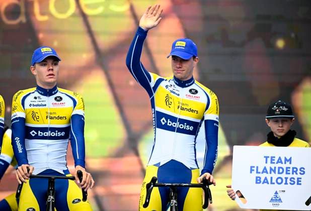 E3 Saxo Classic 2026 Cycling Race HARELBEKE, BELGIUM - MARCH 27 : Deweirdt Siebe (BEL) of Team Flanders - Baloise during the 68th edition of E3 Saxo Classic an UCI World Tour 1.UWT one day cycling road race for Men Elite of 208.5 km with start in Harelbeke and finish in Harelbeke on March 27, 2026 in Harelbeke, Belgium, 27 03 2026 Harelbeke Belgium  Copyright: xTomasxSiskx