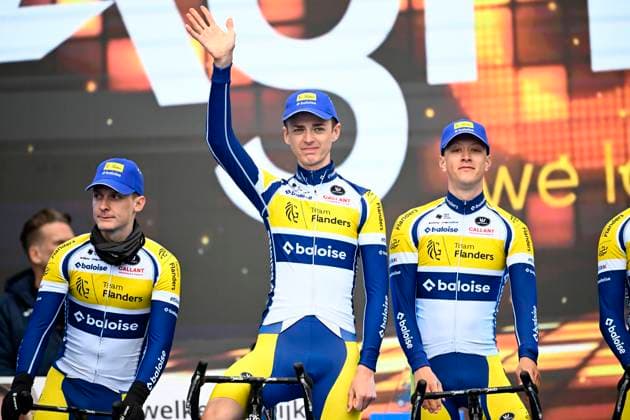 E3 Saxo Classic 2026 Cycling Race HARELBEKE, BELGIUM - MARCH 27 : Van Hemelen Vincent (BEL) of Team Flanders - Baloise during the 68th edition of E3 Saxo Classic an UCI World Tour 1.UWT one day cycling road race for Men Elite of 208.5 km with start in Harelbeke and finish in Harelbeke on March 27, 2026 in Harelbeke, Belgium, 27 03 2026 Harelbeke Belgium  Copyright: xTomasxSiskx