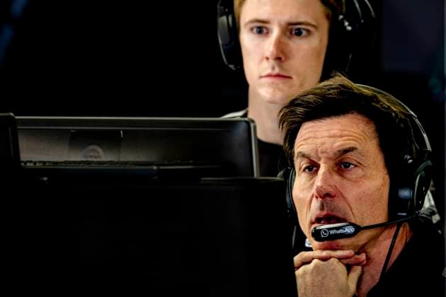 SUZUKA - Mercedes AMG-Petronas Formula One Team Principal Toto Wolff during the Formula 1 Japan Suzuka free practice at the Suzuka Formula 1 circuit on March 27, 2025 in Suzuka, Japan. (Photo by DeFodi Images) -