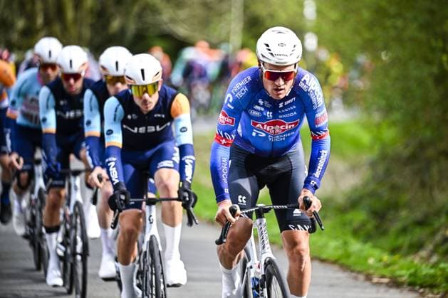 Swiss Silvan Dillier of Alpecin-Premier Tech pictured in action during the E3 Saxo Bank Classic one day cycling race, 208,8km from and to Harelbeke, on Friday 27 March 2026. JASPERxJACOBS  x169069112x