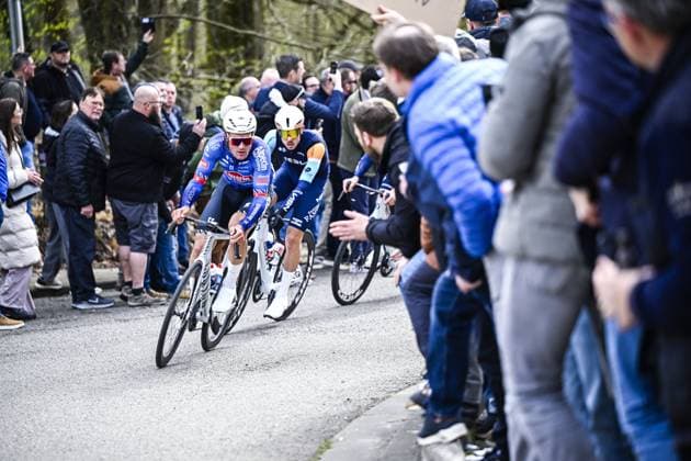 Swiss Silvan Dillier of Alpecin-Premier Tech pictured in action during the E3 Saxo Bank Classic one day cycling race, 208,8km from and to Harelbeke, on Friday 27 March 2026. JASPERxJACOBS  x169070014x
