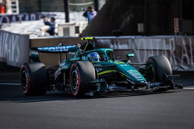 2026 Formula One Japanese Grand Prix Suzuka International Circuit, Mie, Japan. 27.March.2026; Fernando Alonso of Spain and Aston Martin Aramco F1 Team during free practice 2 Formula One Japanese Grand Prix (Photo by Jay Hirano) Suzuka Suzuka Internatinal Circuit Japan Copyright: xJayxHiranox