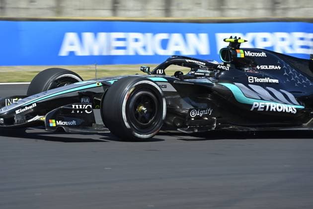 F1 Grand Prix of Japan 2026 SUZUKA, JAPAN - MARCH 27: George RUSSEL (63) driving the Mercedes-AMG PETRONAS Formula One Team - W17 E Performance on track during the free practice ahead of the F1 Grand Prix of Japan at Suzuka International circuit on March 27, 2026, in Suzuka, Japan. David Mareuil Anadolu Suzuka Japan. Editorial use only. Please get in touch for any other usage.  Copyright: x2026xAnadoluxDavidxMareuilx