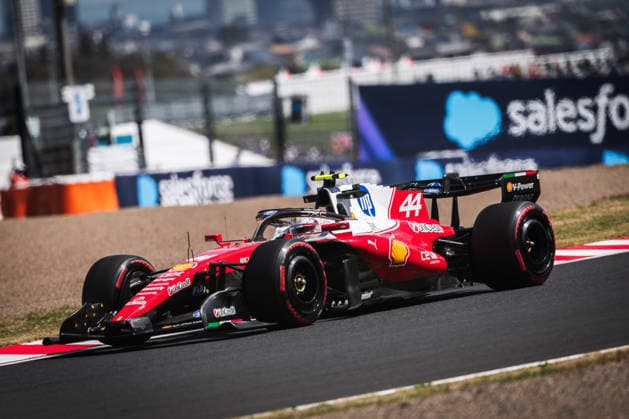 2026 Formula One Japanese Grand Prix Suzuka International Circuit, Mie, Japan. 27.March.2026; Lewis Hamilton of Great Britain and Scuderia Ferrari HP during free practice 1 Formula One Japanese Grand Prix (Photo by Jay Hirano) Suzuka Suzuka Internatinal Circuit Japan Copyright: xJayxHiranox