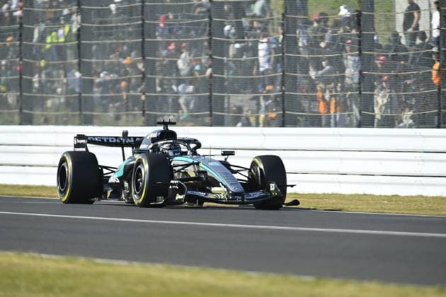 F1 Grand Prix of Japan 2026 SUZUKA, JAPAN - MARCH 27: George RUSSEL (63) driving the Mercedes-AMG PETRONAS Formula One Team - W17 E Performance on track during the free practice ahead of the F1 Grand Prix of Japan at Suzuka International circuit on March 27, 2026, in Suzuka, Japan. David Mareuil Anadolu Suzuka Japan. Editorial use only. Please get in touch for any other usage.  Copyright: x2026xAnadoluxDavidxMareuilx
