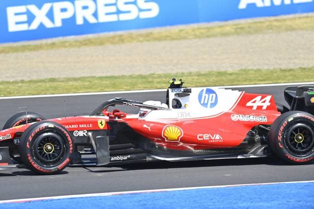 F1 Grand Prix of Japan 2026 - Free Practice SUZUKA, JAPAN - MARCH 27: Charles Leclerc (16) driving the Scuderia Ferrari HP - SF-26 on track during the free practice ahead of the F1 Grand Prix of Japan at Suzuka International circuit on March 27, 2026, in Suzuka, Japan. David Mareuil Anadolu Suzuka Japan. Editorial use only. Please get in touch for any other usage.  Copyright: x2026xAnadoluxDavidxMareuilx