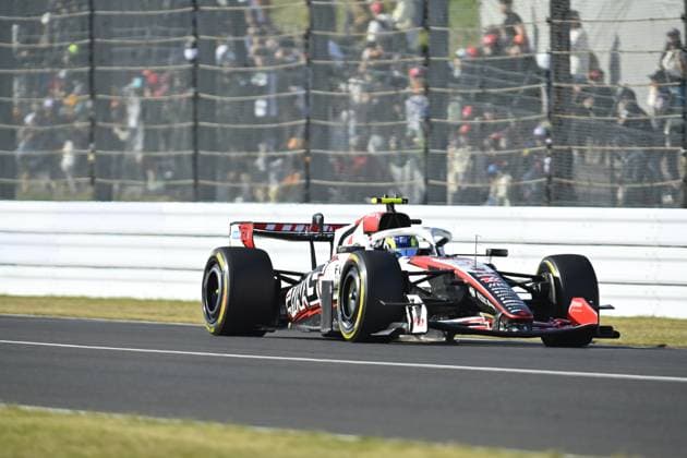 F1 Grand Prix of Japan 2026 - Free Practice SUZUKA, JAPAN - MARCH 27: Oliver Bearman (87) driving the TGR Haas F1 Team - VF-26 on track during the free practice ahead of the F1 Grand Prix of Japan at Suzuka International circuit on March 27, 2026, in Suzuka, Japan. David Mareuil Anadolu Suzuka Japan. Editorial use only. Please get in touch for any other usage.  Copyright: x2026xAnadoluxDavidxMareuilx