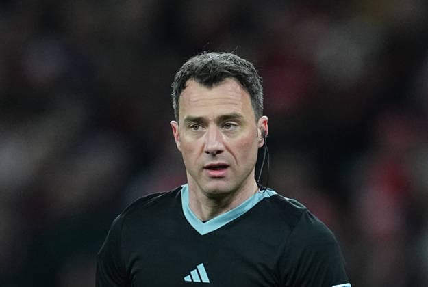 Felix Zwayer (Germany) looks on during Denmark and North Macedonia, Semi-final FIFA World Cup, WM, Weltmeisterschaft, Fussball Qualification, at Parken Stadium, Copenhagen, Denmark on March 26, 2026. Thor Wegner DeFodi Images. (Photo by DeFodi Images) - *** Felix Zwayer Germany looks on during Denmark and North Macedonia, Semi final FIFA World Cup Qualification, at Parken Stadium, Copenhagen, Denmark on March 26, 2026 Thor Wegner DeFodi Images Photo by DeFodi Images
