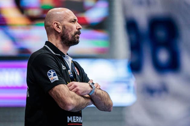 Davor Dominikovic (TuS N-Luebbecke, Trainer) GER, TuS N-Luebbecke vs. Dessau-Rosslauer HV 06, Handball, 2. Bundesliga, 25. Spieltag, Spielzeit 2025 2026, 27.03.2026 GER, TuS N-Luebbecke vs. Dessau-Rosslauer HV 06, Handball, 2. Bundesliga, 25. Spieltag, Spielzeit 2025 2026, 27.03.2026 Luebbecke Copyright: xEibner-Pressefoto JanxRollingerx EP_JSK