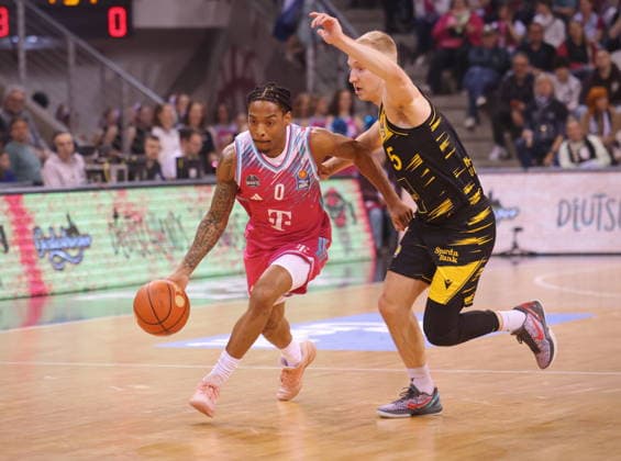 Jalen Finch Telekom Baskets Bonn vs. MHP RIESEN Ludwigsburg 26. Speiltag - Saison 2025 26