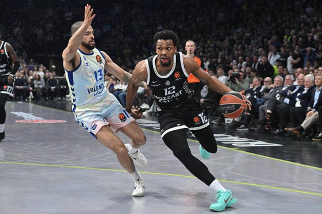 PARTIZAN vs VALENCIA STERLING BROWN Sterling Braun basketball Partizan vs Valencia basket Euroleague at Beogradska arena, Belgrade 27.03.2026 Foto: BASKETBALL, EUROLEAGUE, PARTIZAN, VALENCIA BASKET Belgrade Belgrade arena Serbia Copyright: xMarkoxMetlas xMNxPressx