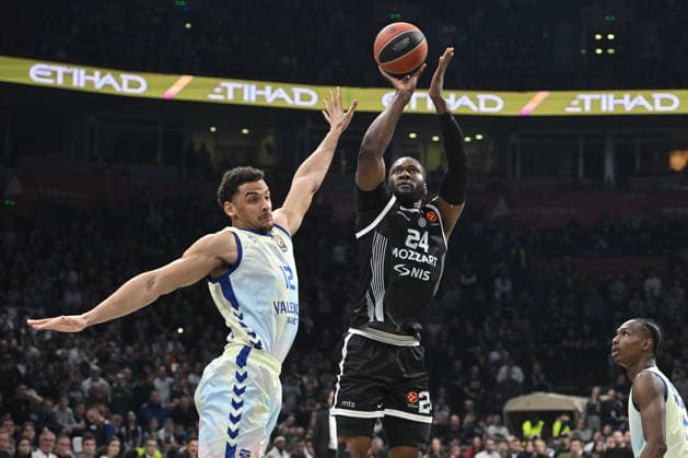 PARTIZAN vs VALENCIA BRUNO FERNANDO basketball Partizan vs Valencia basket Euroleague at Beogradska arena, Belgrade 27.03.2026 Foto: BASKETBALL, EUROLEAGUE, PARTIZAN, VALENCIA BASKET Belgrade Belgrade arena Serbia Copyright: xMarkoxMetlas xMNxPressx