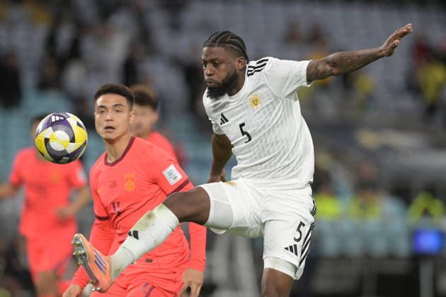 March 27, 2026, Sydney, Australia: Sherel Floranus of Curacao Men football team seen in action during the FIFA Series 2026 match between China and Curacao held at the Accor Stadium. Final score China 2:0 Curacao. China Vs CuracAo In Sydney - 27 Mar 2026  - ZUMAs197 20260327_aaa_s197_103 Copyright: xLuisxVeniegrax