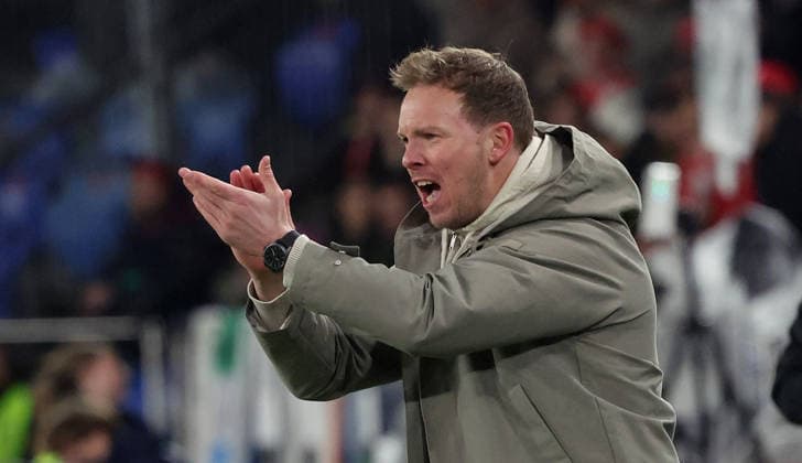 Basel , Fußball Länderspiel Schweiz vs. Deutschland , Julian Nagelsmann ( GER ) *** Basel , International soccer match Switzerland vs. Germany , Julian Nagelsmann GER