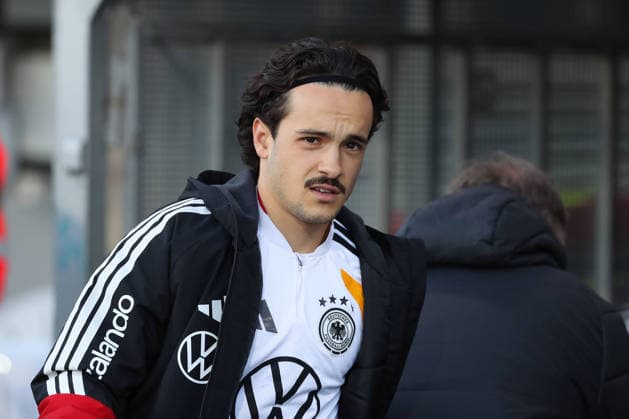 Deutschland vs Nordirland, U21, U 21 EM Quali Braunschweig, 27.03.2026, Fußball, Herren, EM-Qualifikation U21 Deutschland vs Nordirland: Mika Baur (U21 Deutschland) Niedersachsen Deutschland