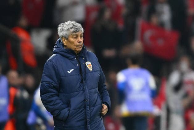 Turkey v Romania - FIFA World Cup, WM, Weltmeisterschaft, Fussball 2026 European Qualifiers KO play-offs Mircea Lucescu, head coach of Romania, reacts during the FIFA World Cup 2026 European Qualifiers knockout play-offs game between Turkiye and Romania in Istanbul, Turkey, on March 26, 2026. Istanbul Turcia  Copyright: xAlexxNicodimx originalFilename:nicodim-turkiyev260327_npNse.jpg