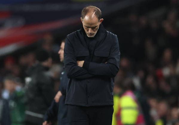 Soccer International Friendly, Länderspiel, Nationalmannschaft Matches - England vs Uruguay Thomas Tuchel manager of England reacts during the international friendly soccer match between England and Uruguay at Wembley Stadium in London, Britain, 27 March 2026. LONDON United Kingdom  Copyright: xNEILxHALLx