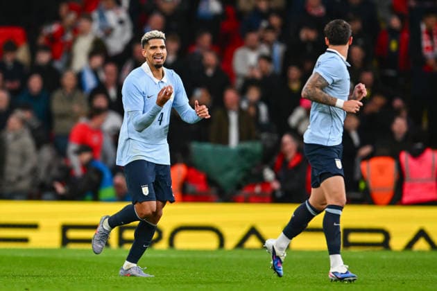 LONDON, ENGLAND - MARCH 27: Ronald Araujo of Uruguay during the International Friendly, Länderspiel, Nationalmannschaft match between England and Uruguay at Wembley Stadium on March 27, 2026 in London, England. Copyright: xYaroslavxDunkax xSPPx Sportspressphoto_SPR119521