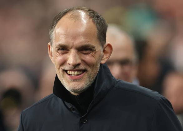 Soccer International Friendly, Länderspiel, Nationalmannschaft Matches - England vs Uruguay Thomas Tuchel manager of England reacts during the international friendly soccer match between England and Uruguay at Wembley Stadium in London, Britain, 27 March 2026. LONDON United Kingdom  Copyright: xNEILxHALLx