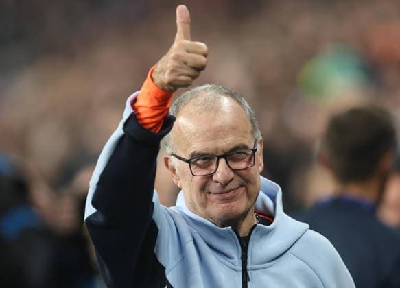 Soccer International Friendly, Länderspiel, Nationalmannschaft Matches - England vs Uruguay Marcelo Bielsa manager of Uruguay reacts during the international friendly soccer match between England and Uruguay at Wembley Stadium in London, Britain, 27 March 2026. LONDON United Kingdom  Copyright: xNEILxHALLx