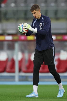 Austria vs Ghana International Football Match, 27.03.2026 VIENNA, AUSTRIA, 27.MAR.26 - SOCCER - OEFB international test match, Austria vs Ghana. The image shows Florian Wiegele (AUT) during warm up. *** Austria vs Ghana International Football Match, 27 03 2026 VIENNA, AUSTRIA, 27 MAR 26 SOCCER OEFB international test match, Austria vs Ghana The image shows Florian Wiegele AUT during warm up Copyright: xBEAUTIFULxSPORTS Rainerx