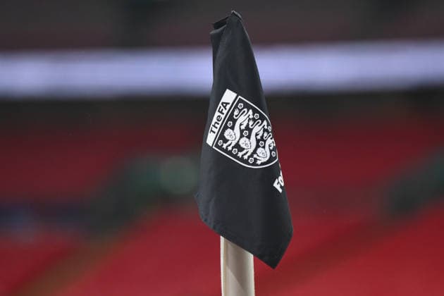 England v Uruguay - International Friendly, Länderspiel, Nationalmannschaft General view inside the stadium corner flag during the International Friendly match between England and Uruguay at Wembley Stadium, London, on March 27, 2026. London Greater London United Kingdom  Copyright: xMIxNewsx originalFilename:fletcher-englandv260327_npyOc.jpg