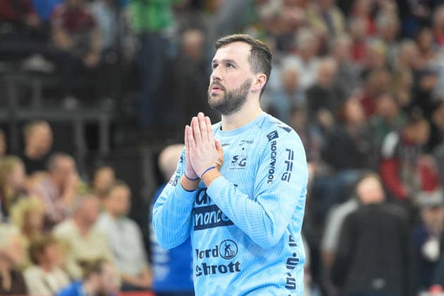 Handball I Herren I Saison 2025-2026 I Bundesliga I 26. Spieltag I SG Flensburg-Handewitt - GWD Minden I 27.03.2026 Benjamin Buric (1, SG Flensburg-Handewitt) Copyright: xLobeca JanxKirschnerx