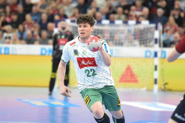 Handball I Herren I Saison 2025-2026 I Bundesliga I 26. Spieltag I SG Flensburg-Handewitt - GWD Minden I 27.03.2026 Philipp Vorlicek (22, GWD Minden) Copyright: xLobeca JanxKirschnerx