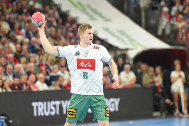 Handball I Herren I Saison 2025-2026 I Bundesliga I 26. Spieltag I SG Flensburg-Handewitt - GWD Minden I 27.03.2026 Karolis Antanavicius (8, GWD Minden) Copyright: xLobeca JanxKirschnerx