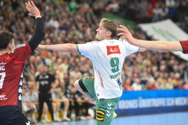 Handball I Herren I Saison 2025-2026 I Bundesliga I 26. Spieltag I SG Flensburg-Handewitt - GWD Minden I 27.03.2026 Morten Hempel Jensen (9, GWD Minden) Copyright: xLobeca JanxKirschnerx