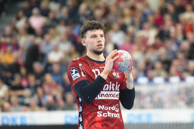 Handball I Herren I Saison 2025-2026 I Bundesliga I 26. Spieltag I SG Flensburg-Handewitt - GWD Minden I 27.03.2026 Marko Grgic (17, SG Flensburg-Handewitt) Copyright: xLobeca JanxKirschnerx