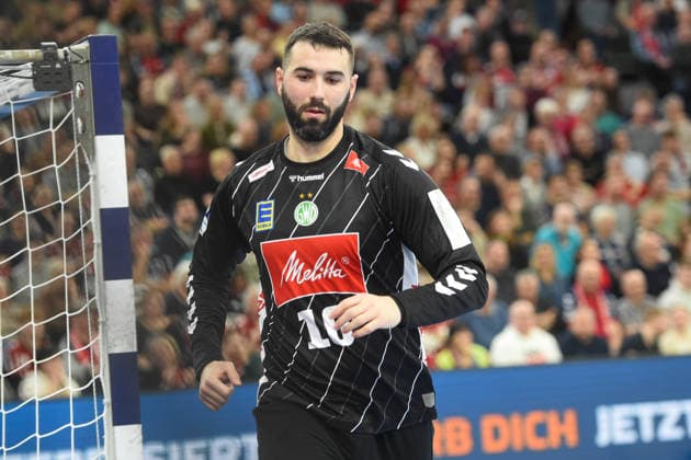 Handball I Herren I Saison 2025-2026 I Bundesliga I 26. Spieltag I SG Flensburg-Handewitt - GWD Minden I 27.03.2026 Tibor Ivanisevic (16, GWD Minden) Copyright: xLobeca JanxKirschnerx