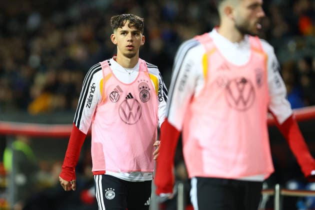 22 Cajetan Lenz (Deutschland U21, U 21 Fußball I Junioren I U21-EM-Qualifikation I Saison 2025-2026 I 8. Spieltag I Deutschland U21 - Nordirland U21 I 27.03.2026 I Eintracht-Stadion *** 22 Cajetan Lenz Germany U21 Football I Juniors I U21 European Championship Qualification I Season 2025 2026 I Matchday 8 I Germany U21 Northern Ireland U21 I 27 03 2026 I Eintracht Stadium