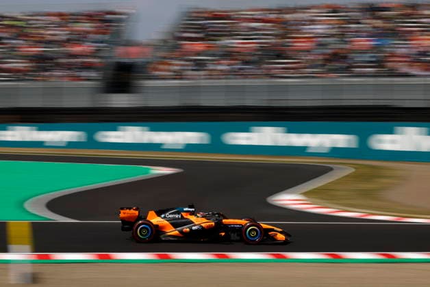 Formula One Japanese Grand Prix - Practice and Qualifying McLaren driver Oscar Piastri of Australia in action during the third free practice session for the Formula 1 Japanese Grand Prix at the Suzuka International Racing Course racetrack in Suzuka, Japan, 28 March 2026. The 2026 Formula 1 Japanese Grand Prix is held on 29 March. SUZUKA Japan  Copyright: xFRANCKxROBICHONx