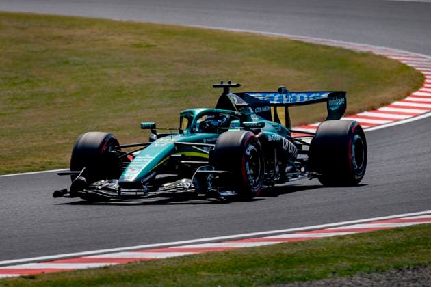 SUZUKA - Formula 1 driver Lance Stroll of Aston Martin Aramco Formula 1 Team during the Formula 1 Japan Suzuka free practice at the Suzuka Formula 1 circuit on March 28, 2025 in Suzuka, Japan. (Photo by DeFodi Images) -