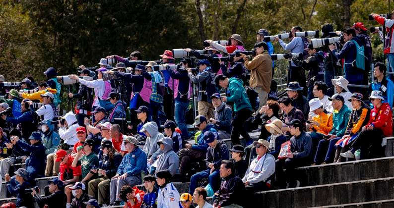 SUZUKA - Many amateur photographers at the track during the Formula 1 Japan Suzuka free practice at the Suzuka Formula 1 circuit on March 28, 2025 in Suzuka, Japan. (Photo by DeFodi Images) -