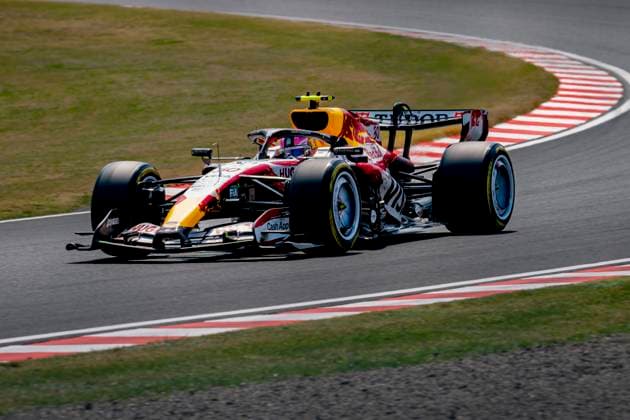 SUZUKA - Formula 1 driver Liam Lawson of Visa Cash App Racing Bulls Formula One Team during the Formula 1 Japan Suzuka free practice at the Suzuka Formula 1 circuit on March 28, 2025 in Suzuka, Japan. (Photo by DeFodi Images) -