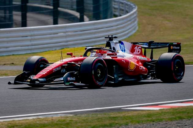 SUZUKA - Formula 1 driver Charles Leclerc of Scuderia Ferrari HP during the Formula 1 Japan Suzuka free practice at the Suzuka Formula 1 circuit on March 28, 2025 in Suzuka, Japan. (Photo by DeFodi Images) -