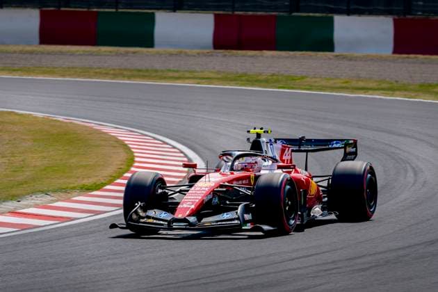 SUZUKA - Formula 1 driver Lewis Hamilton of Scuderia Ferrari HP during the Formula 1 Japan Suzuka free practice at the Suzuka Formula 1 circuit on March 28, 2025 in Suzuka, Japan. (Photo by DeFodi Images) -