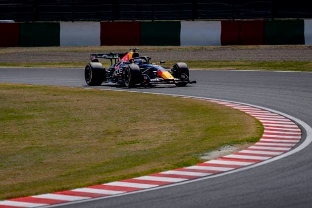 SUZUKA - Formula 1 driver Max Verstappen of Oracle Red Bull Racing during the Formula 1 Japan Suzuka free practice at the Suzuka Formula 1 circuit on March 28, 2025 in Suzuka, Japan. (Photo by DeFodi Images) -