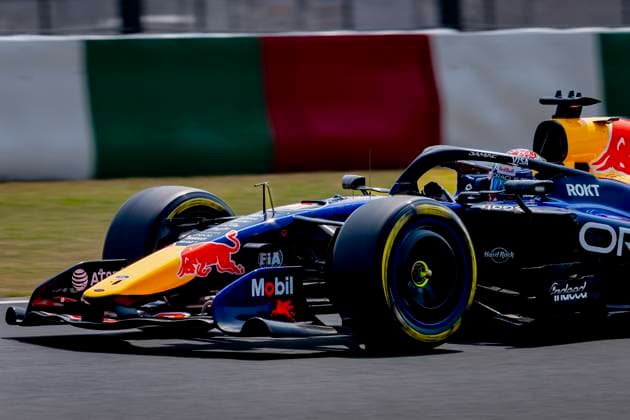SUZUKA - Formula 1 driver Max Verstappen of Oracle Red Bull Racing during the Formula 1 Japan Suzuka free practice at the Suzuka Formula 1 circuit on March 28, 2025 in Suzuka, Japan. (Photo by DeFodi Images) -